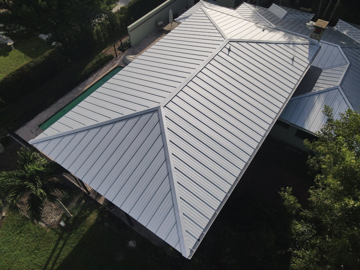 Metal Roofing White Roof